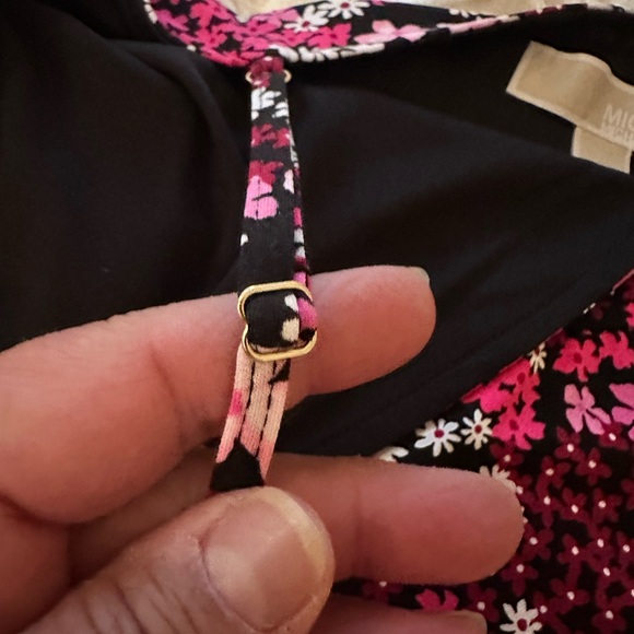 Michael Kors Red Pink Sleeveless Midi Dress - Picture 6 of 6